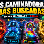 Las mejores caminadoras de Escapa del Teclado en Roblox